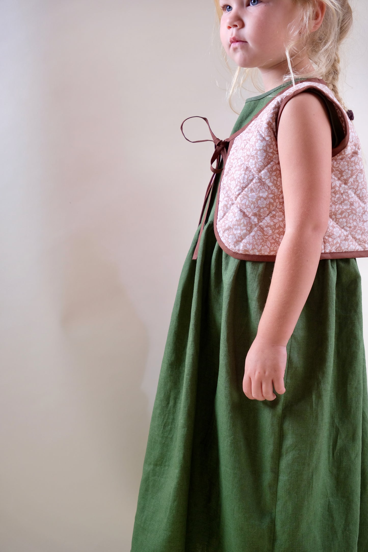 Quilted Floral Vest
