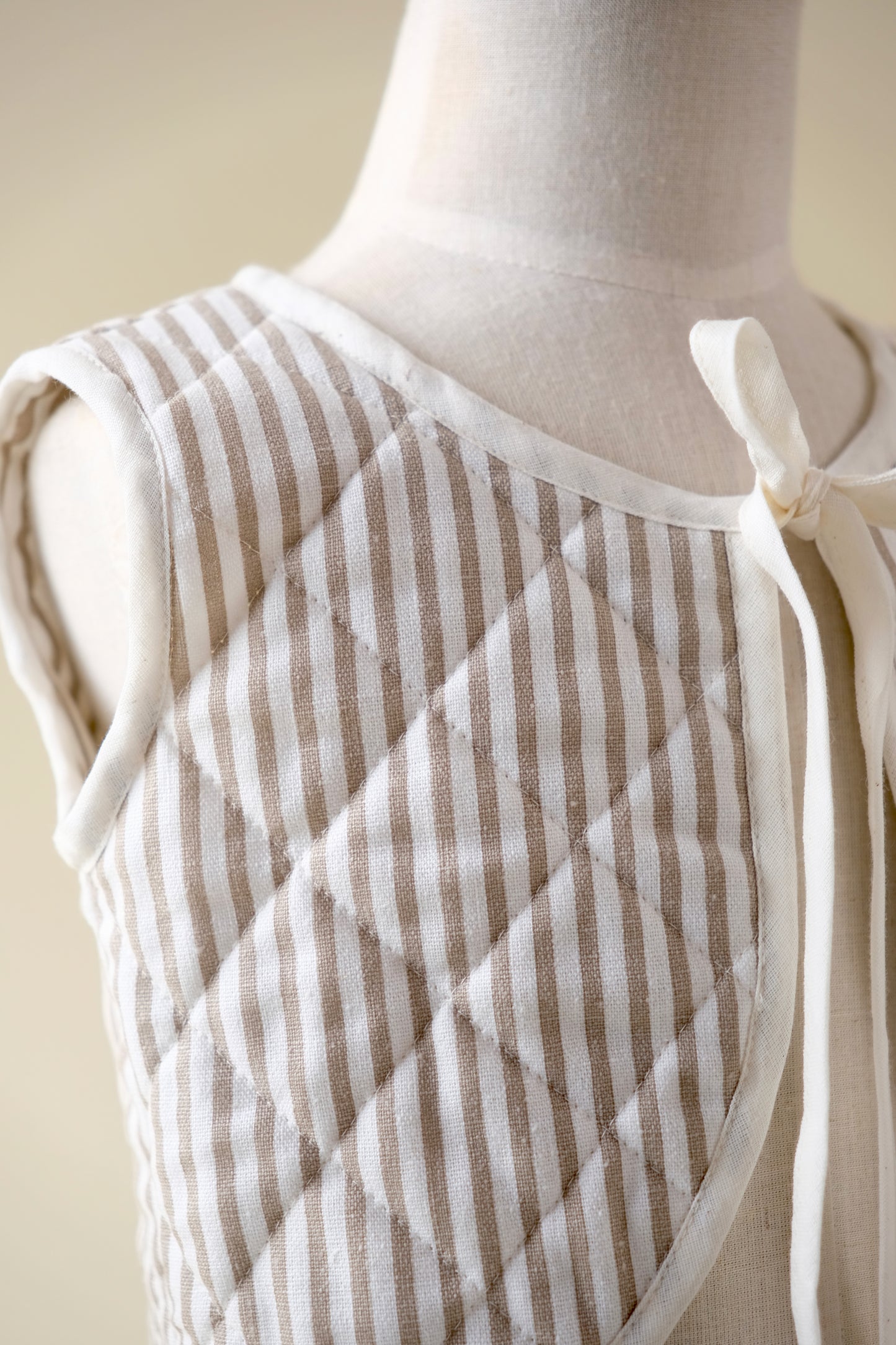 Quilted Linen Vest
