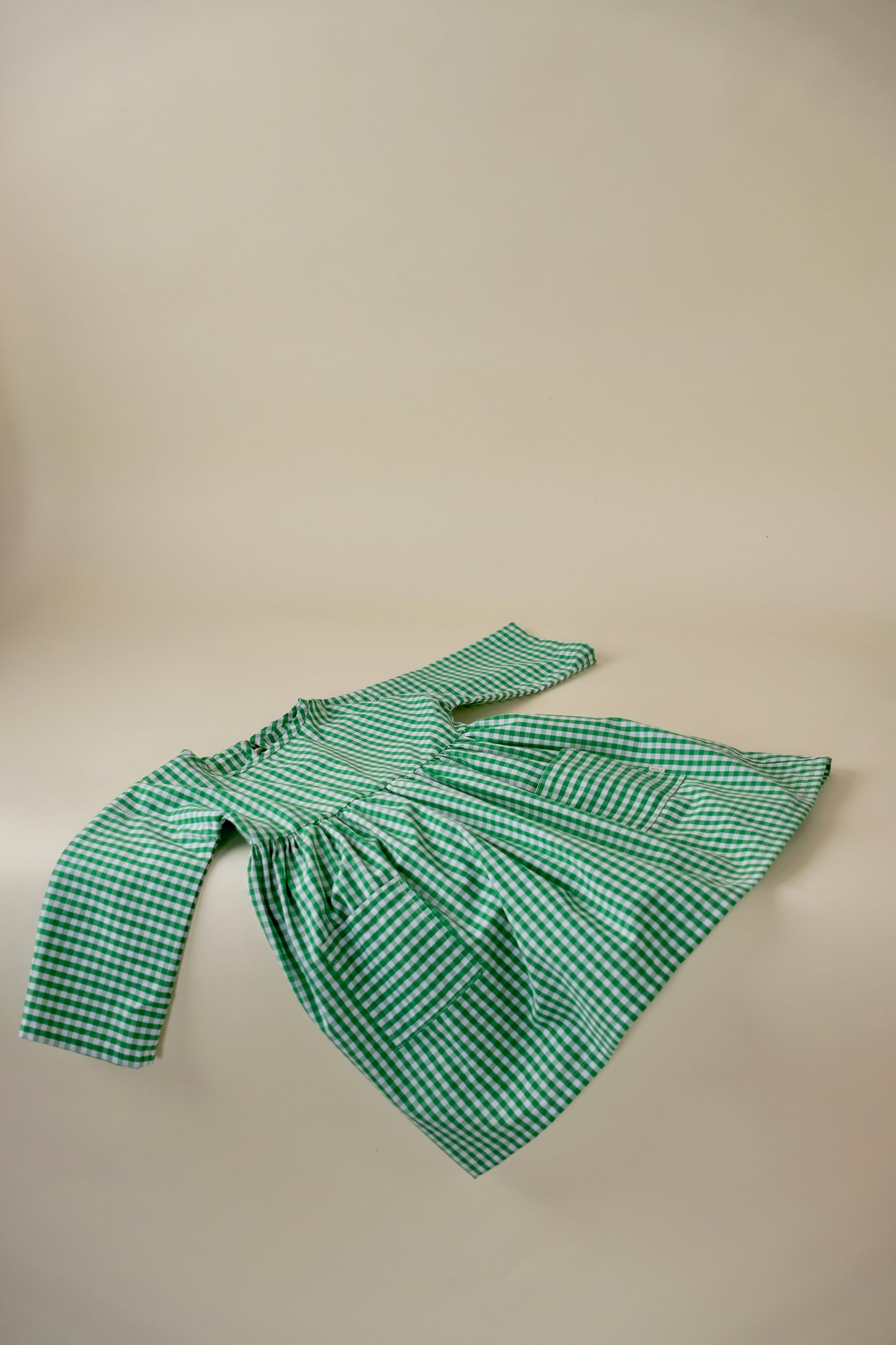 Cotton Checkered Dress