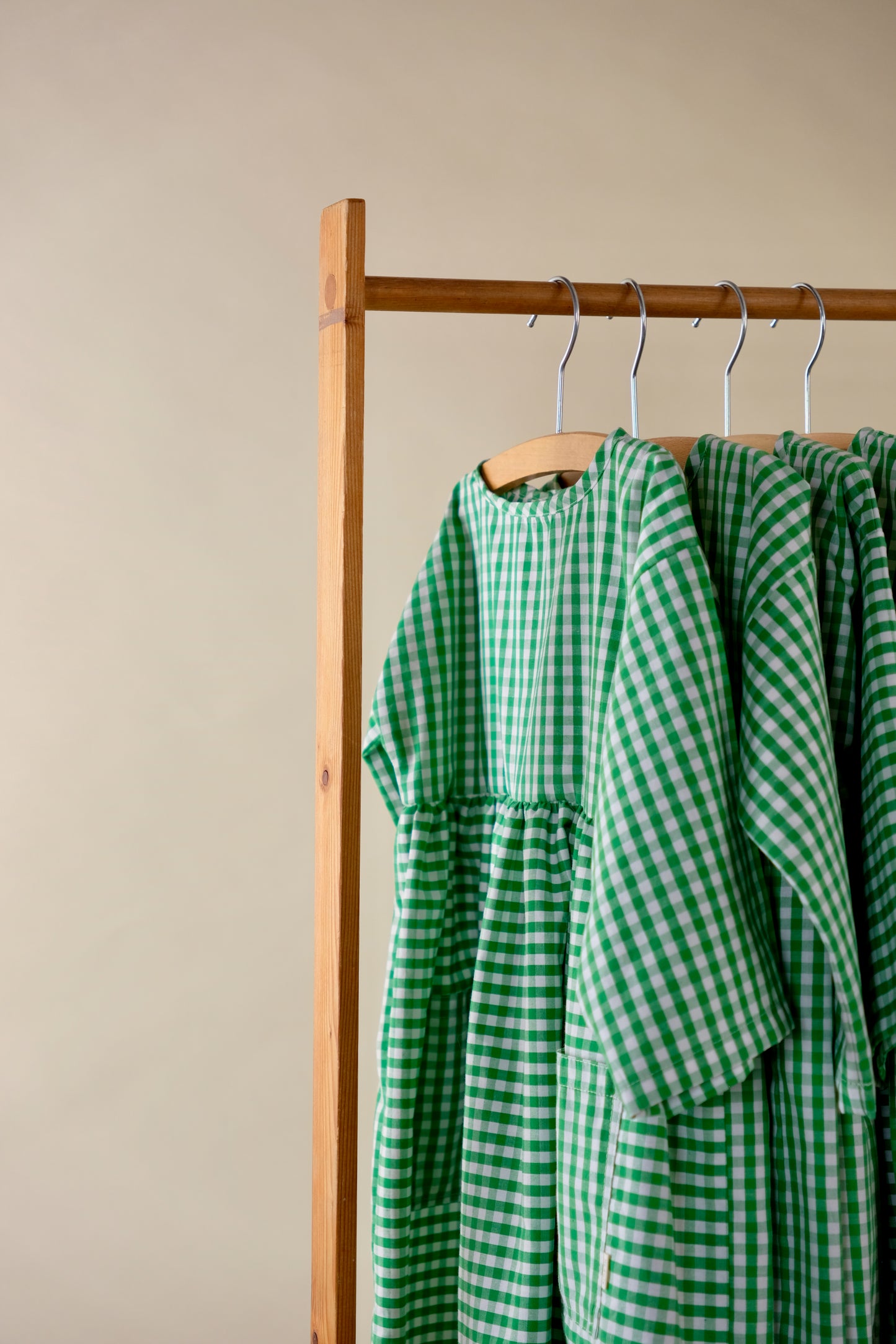 Cotton Checkered Dress