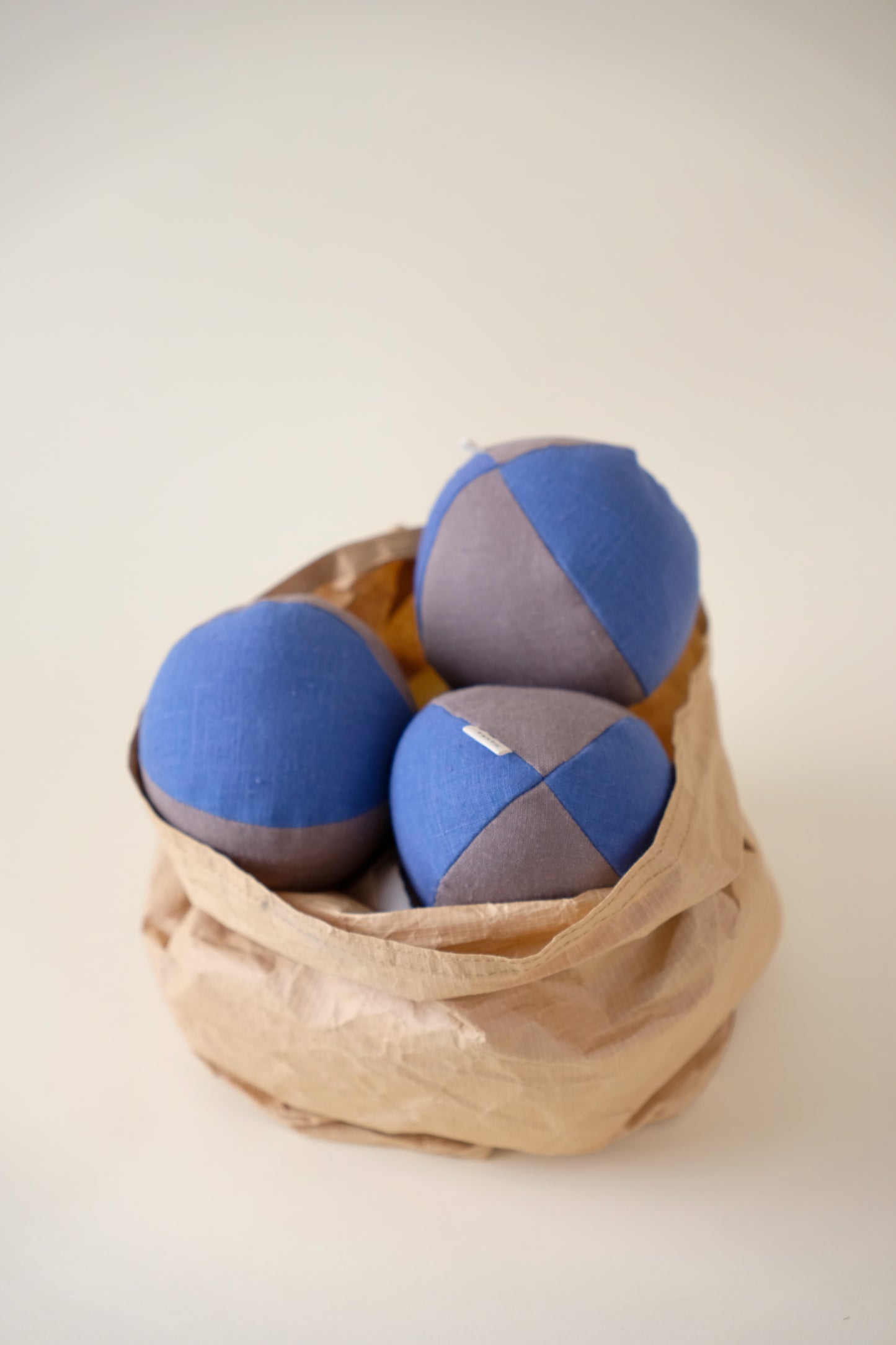 100% Linen Rattle Play Ball