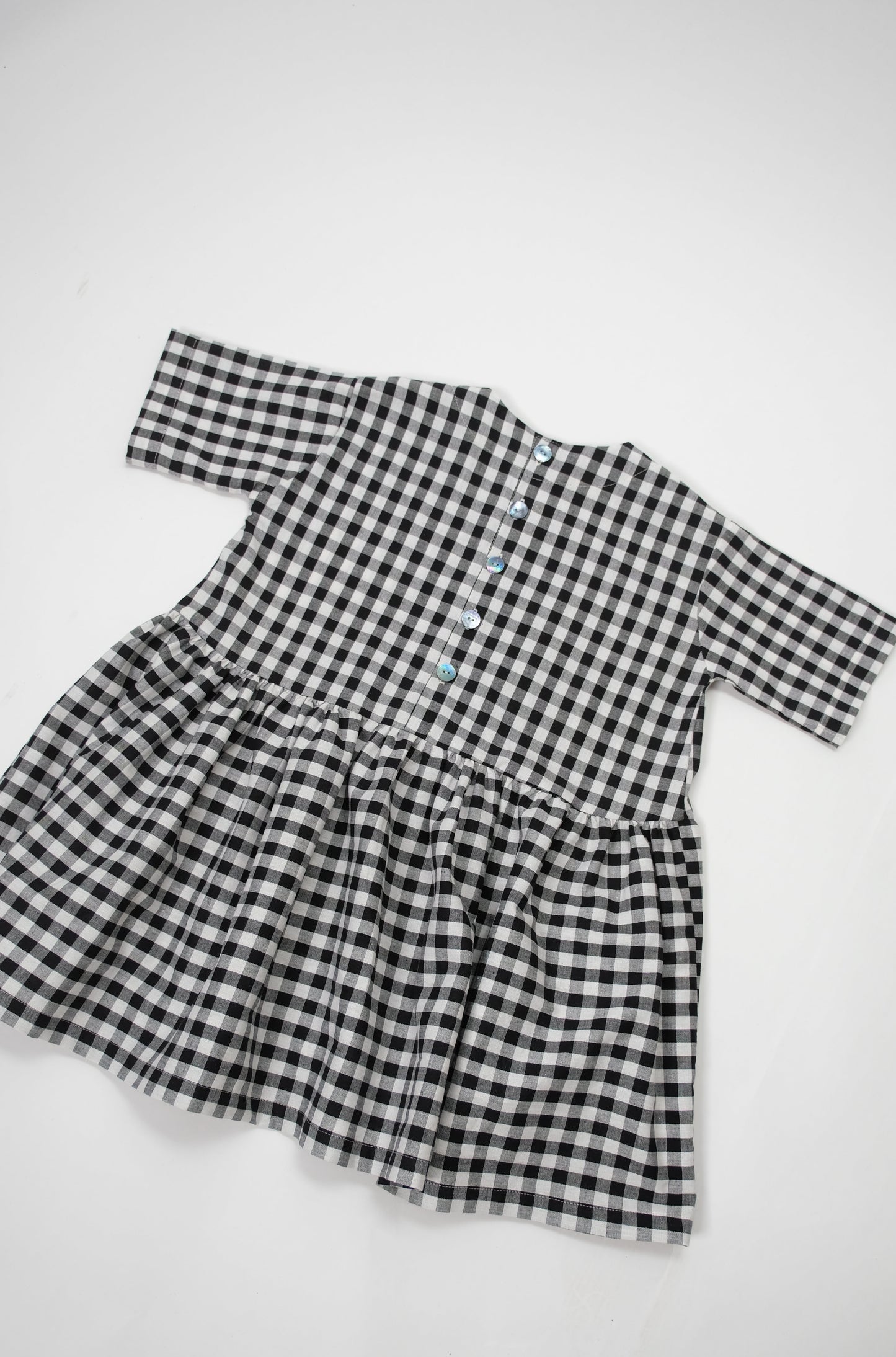 Gingham Cotton Dress