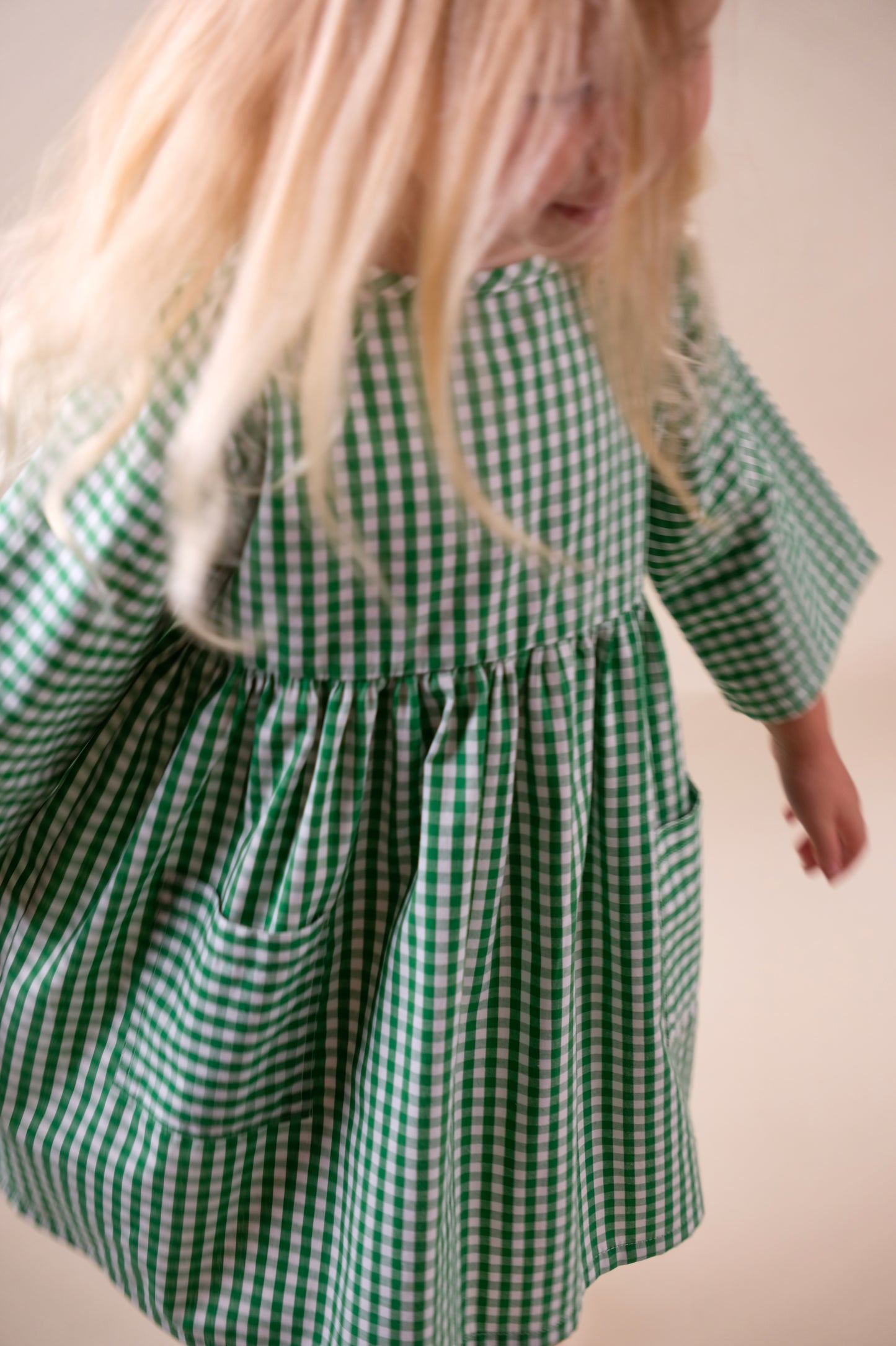 Cotton Checkered Dress