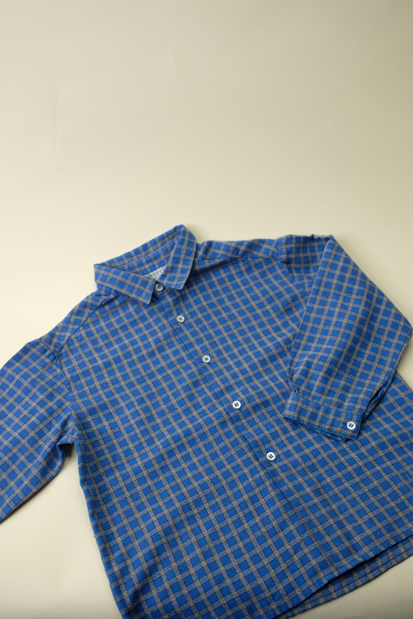 Checkered Cacharel Blouse - Size 4 Years
