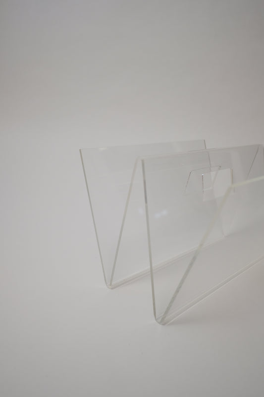 Italian 70's Design Acryl Magazine Holder